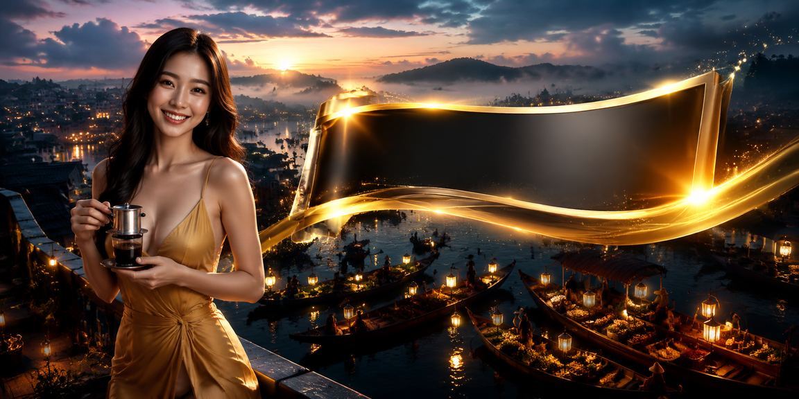 Người dùng tại Đà Lạt ngồi cà phê kiểm tra voucher ưu đãi trên điện thoại 15x